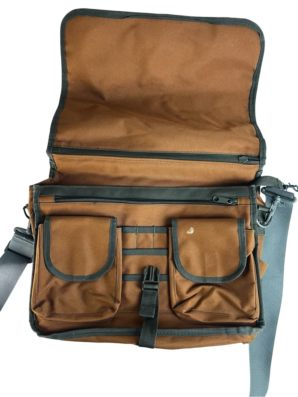 Vintage Duck Wear Utility Tool Bag Carpenter Electrician Organizer Canvas